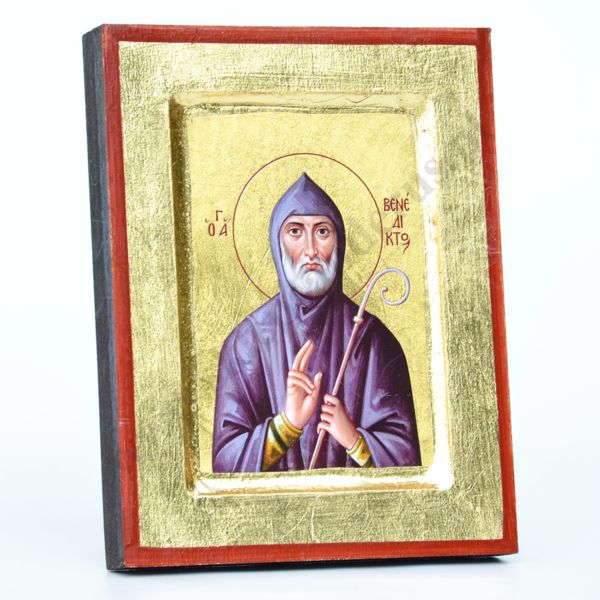 ŚWIĘTY BENEDYKT - ikona 14 x 18 cm - 91020