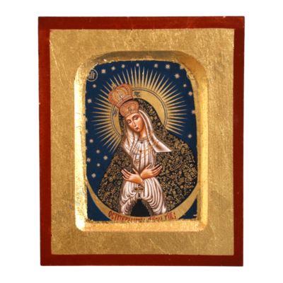 MATKA BOŻA OSTROBRAMSKA - ikona 10.3 x 12.5 cm - 9479