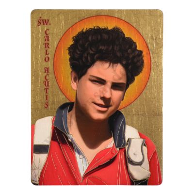 ŚW. CARLO ACUTIS - ikona 12 x 16 cm - 3897-B