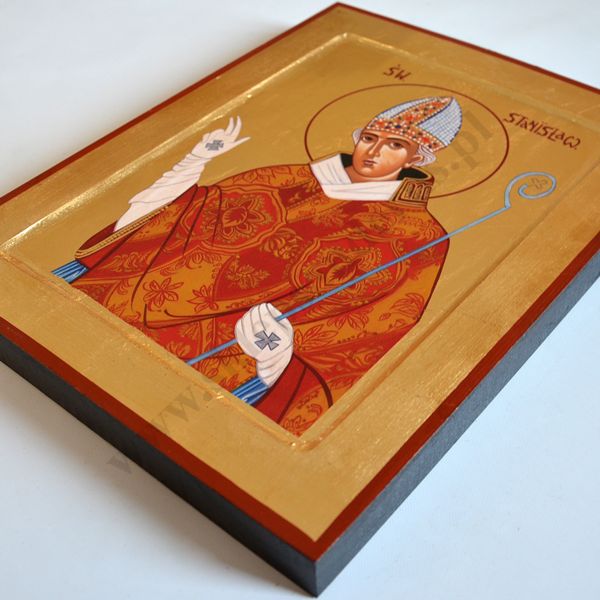 ŚWIĘTY STANISŁAW BISKUP - ikona 24 x 31 cm - 91025