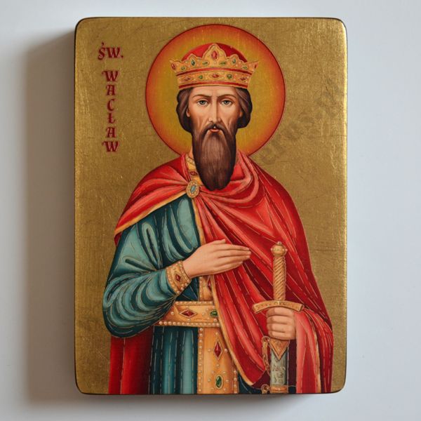 ŚWIĘTY WACŁAW - ikona 12 x 16.4 cm - 30106