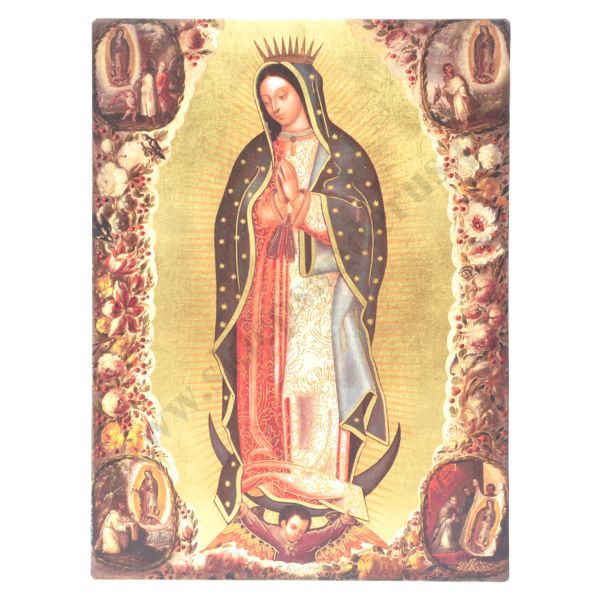 MATKA BOŻA GUADELUPE - ikona 29 x 39 cm - 3966-F