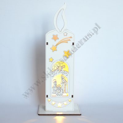 ŚWIECA LAMPION - wys. 23 cm - 87970