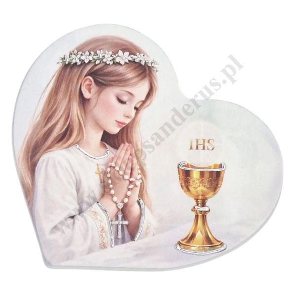 PAMIĄTKA PIERWSZEJ KOMUNII ŚWIĘTEJ - obrazek 20 x 18.1 cm - ES05185454