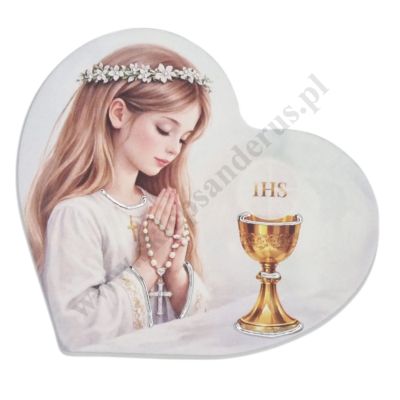 PAMIĄTKA PIERWSZEJ KOMUNII ŚWIĘTEJ - obrazek 15 x 14 cm - ES0552454