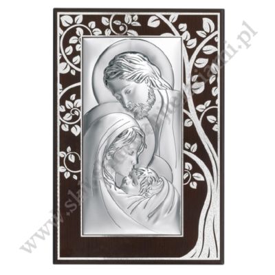 ŚWIĘTA RODZINA - OBRAZEK SREBRNY - 6380M/3A