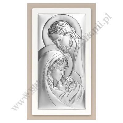 ŚWIĘTA RODZINA - OBRAZEK SREBRNY - 6380/5TP