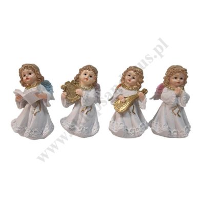 ANIOŁEK - wys. 12.5 cm - mix wzorów - A5657