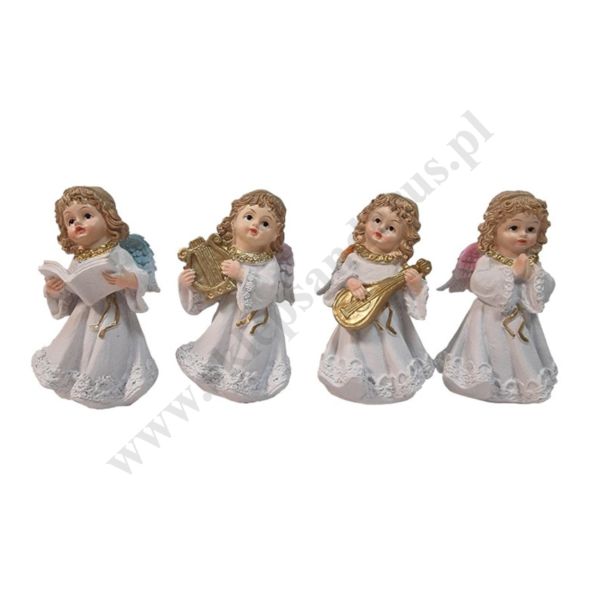 ANIOŁEK - wys. 12.5 cm - mix wzorów - A5657