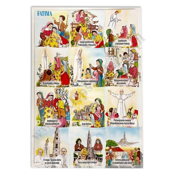 KONTROLKA MAJOWA - FATIMA 2025 - KPL. 25 szt. - 2643