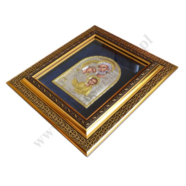 ŚWIĘTA RODZINA - ikona w ramce za szkłem 37.5 x 42.7 cm - 84095