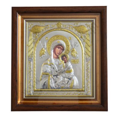 MATKA BOŻA NIEUSTAJĄCEJ POMOCY  - ikona w ramce za szkłem 38.5 x 42 cm - 68768