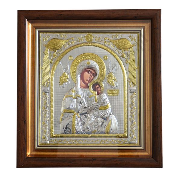 MATKA BOŻA NIEUSTAJĄCEJ POMOCY  - ikona w ramce za szkłem 38.5 x 42 cm - 68768