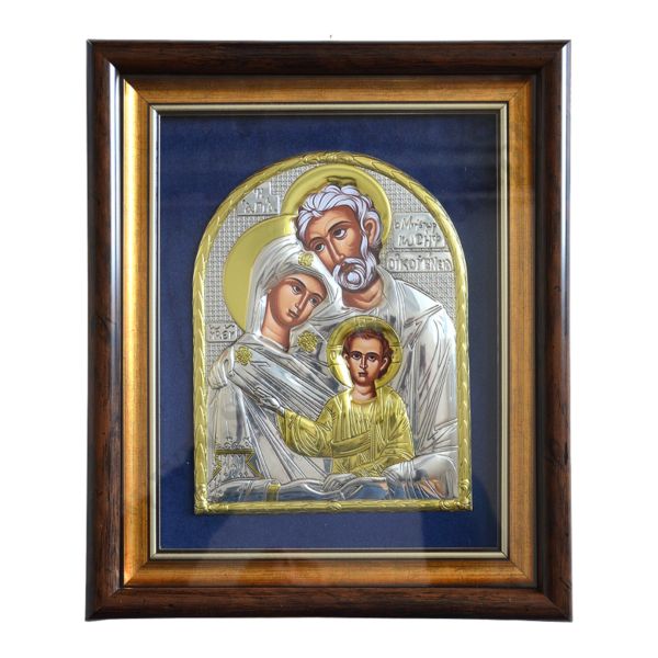 ŚWIĘTA RODZINA - ikona w ramce za szkłem 27.3 x 33 cm - 0688