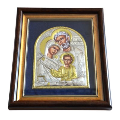 ŚWIĘTA RODZINA - ikona w ramce za szkłem 27.3 x 33 cm - 0688
