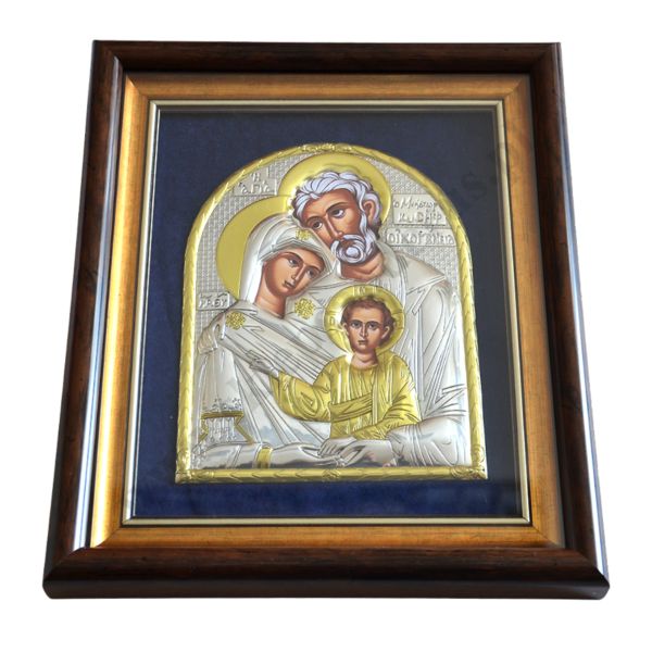 ŚWIĘTA RODZINA - ikona w ramce za szkłem 27.3 x 33 cm - 0688