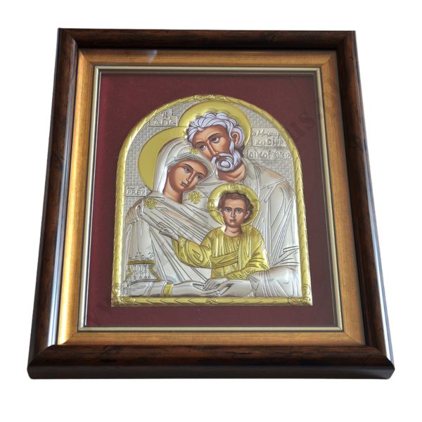 SWIĘTA RODZINA - ikona w ramce za szkłem 27.3 x 33 cm - 67112