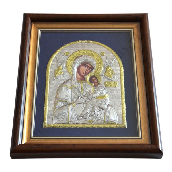 MATKA BOŻA NIEUSTAJĄCEJ POMOCY - ikona w ramce za szkłem 27.3 x 33 cm - 30052