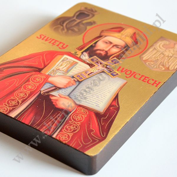 ŚWIĘTY WOJCIECH - ikona 12 x 16 cm - 3043 -B