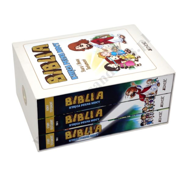 BIBLIA. KSIĘGA PEŁNA MOCY. STARY I NOWY TESTAMENT