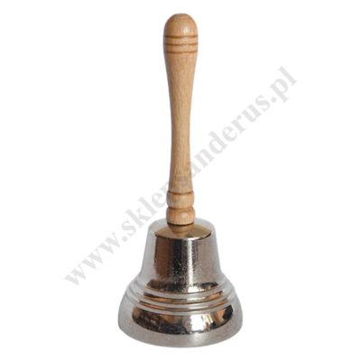 DZWONEK Z RĄCZKĄ DREWNIANĄ - 72529