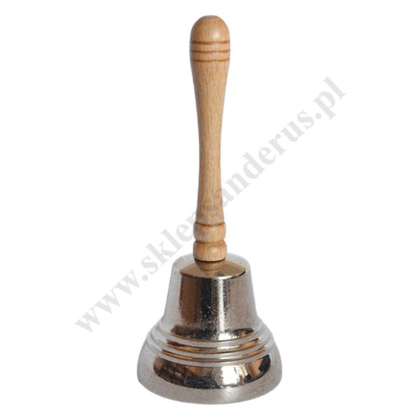 DZWONEK Z RĄCZKĄ DREWNIANĄ - 72529