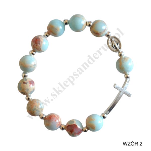 RÓŻANIEC BRANSOLETKA - dwa wzory - 10215