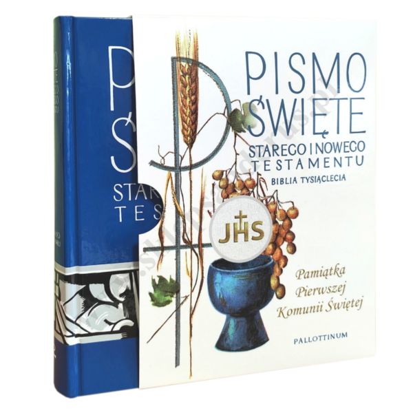 PISMO ŚWIĘTE STAREGO I NOWEGO TESTAMENTU - PAMIĄTKA I KOMUNII ŚWIĘTEJ
