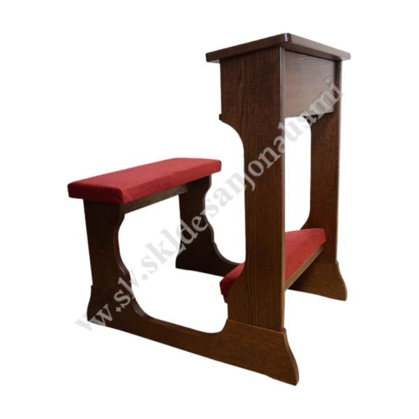 KLĘCZNIK Z SIEDZISKIEM I TAPICERKĄ CIEMNY - 2093