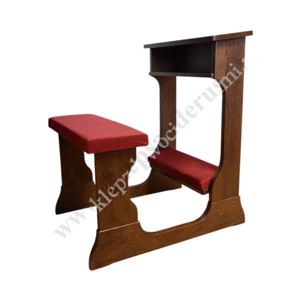 KLĘCZNIK Z SIEDZISKIEM I TAPICERKĄ CIEMNY - 2093