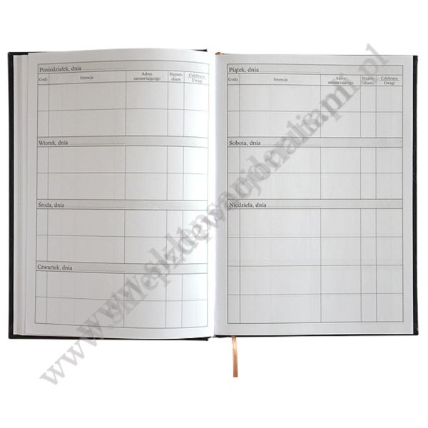 KSIĘGA INTENCJI MSZALNYCH - format A5 - 76692