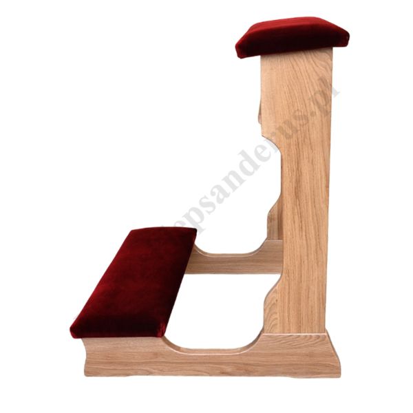 KLĘCZNIK DREWNIANY JASNY TAPICEROWANY - 65707