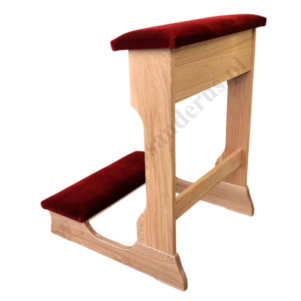 KLĘCZNIK DREWNIANY JASNY TAPICEROWANY - 65707