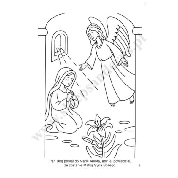 ŻYCIE PANA JEZUSA - KOLOROWANKA