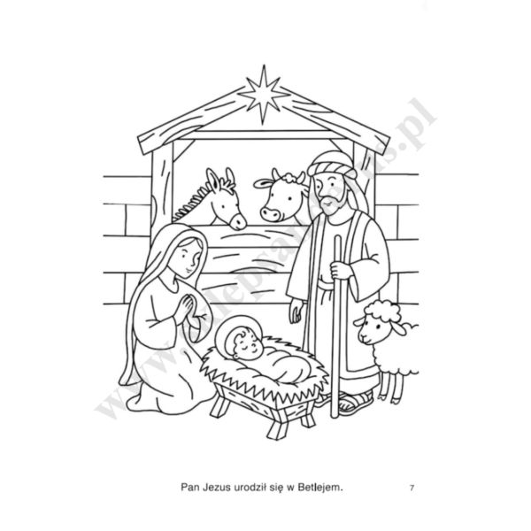 ŻYCIE PANA JEZUSA - KOLOROWANKA