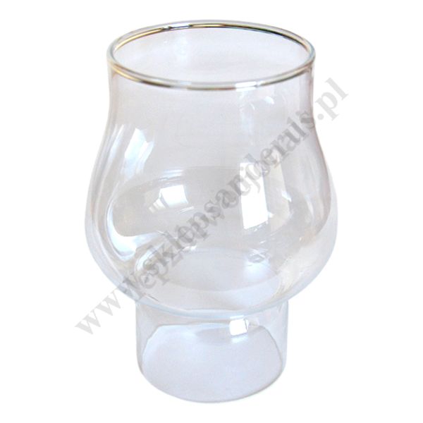 KLOSZ SZKLANY DO ŚWIECY - ŚREDNICA OTWORU 7.2 cm - 78460