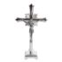 KRZYŻ NIKLOWANY STOJĄCY - wys. 21 cm - 68767