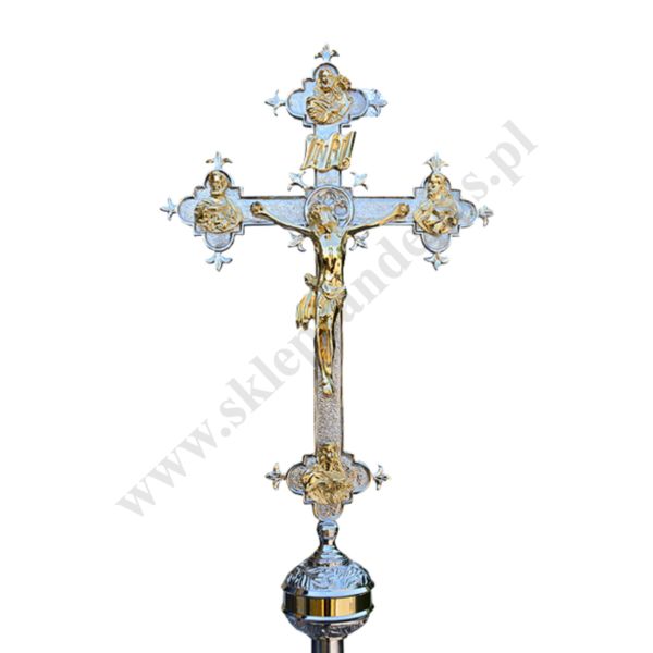 KRZYŻ OŁTARZOWO PROCESYJNY wys. 210 cm -  2297