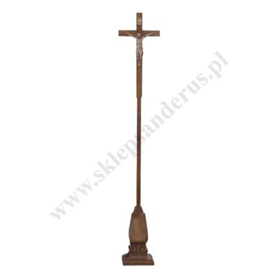 KRZYŻ OŁTARZOWO PROCESYJNY DREWNIANY 62156