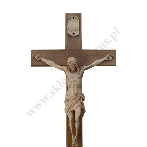KRZYŻ OŁTARZOWO PROCESYJNY DREWNIANY 62156