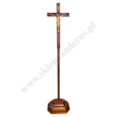 KRZYŻ OŁTARZOWO PROCESYJNY DREWANIANY 6815
