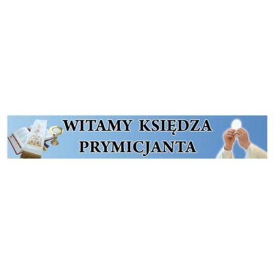 PRYMICYJNY - BANER DEKORACYJNY - WZÓR 26