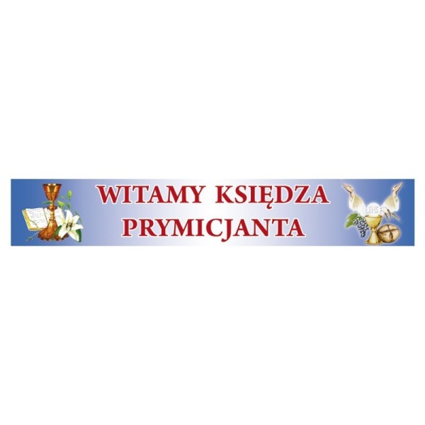 PRYMICYJNY - BANER DEKORACYJNY - WZÓR 27