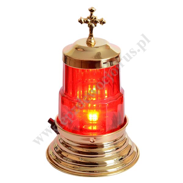 LAMPKA WIECZNA NA BATERIĘ - wys. 15 cm - 68762