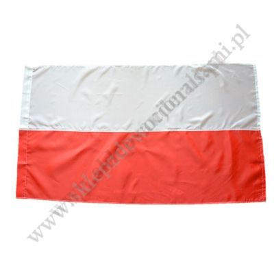 FLAGA BIAŁO-CZERWONA - MATERIAŁOWA 112 cm x 70 cm - 1701