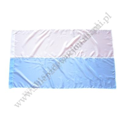 FLAGA BIAŁO-NIEBIESKA - MATERIAŁOWA 112 cm x 70 cm - 83610