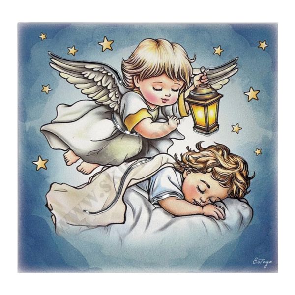 ANIOŁ STRÓŻ - obrazek 12 x 12 cm - ES05175550