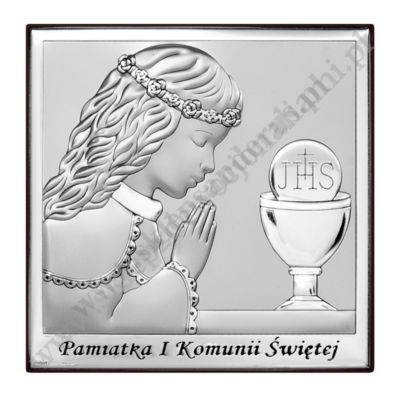 PAMIĄTKA I KOMUNII ŚWIĘTEJ - OBRAZEK SREBRNY - 6568/2XA