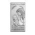 PAMIĄTKA I KOMUNII ŚWIĘTEJ - OBRAZEK SREBRNY 9 x 18 cm - 6717/2XSA