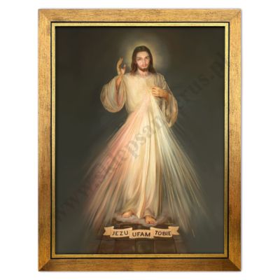 JEZU UFAM TOBIE - obraz w ramie 36 x 46 cm - 79354